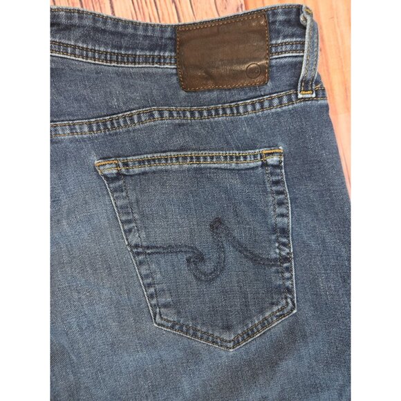 Adriano Goldschmied The Everett Slim Straight Jeans 36x32 Mens Blue Denim - Picture 7 of 9